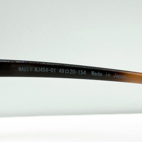 Maui Jim Wailua MJ454-01 Translucent Rootbeer Brown Sunglasses Bronze Lenses - Picture 8 of 8